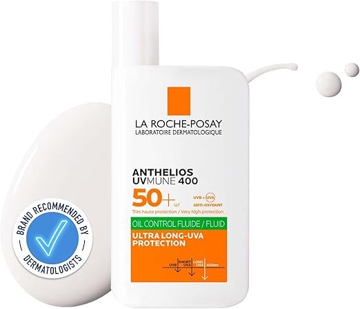 LA ROCHE POSAY Anthelios SPF50+ UVmune 400 Invisible Fluid Oil Control Sunscreen 50ml - Image 3