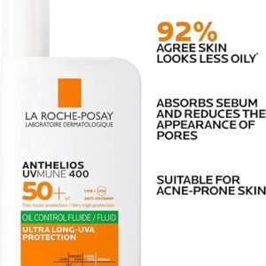 LA ROCHE POSAY Anthelios SPF50+ UVmune 400 Invisible Fluid Oil Control Sunscreen 50ml