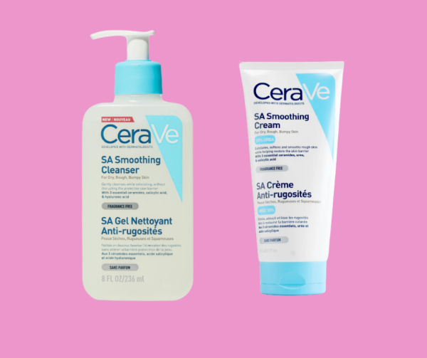 Budget Pack CeraVe Sa Smoothing Cleanser (236ml) & Sa Smoothing Cream (177ml)