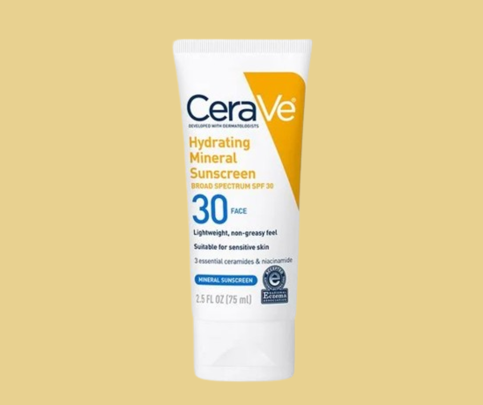 CeraVe Hydrating Mineral Sunscreen SPF 30 (75ml)