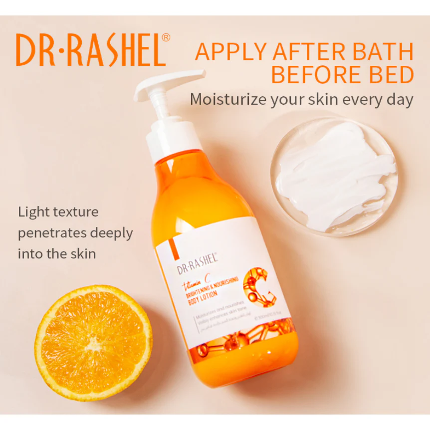 Dr. Rashel Vitamin C Brightening & Nourishing Body Lotion(300ml) - Image 2