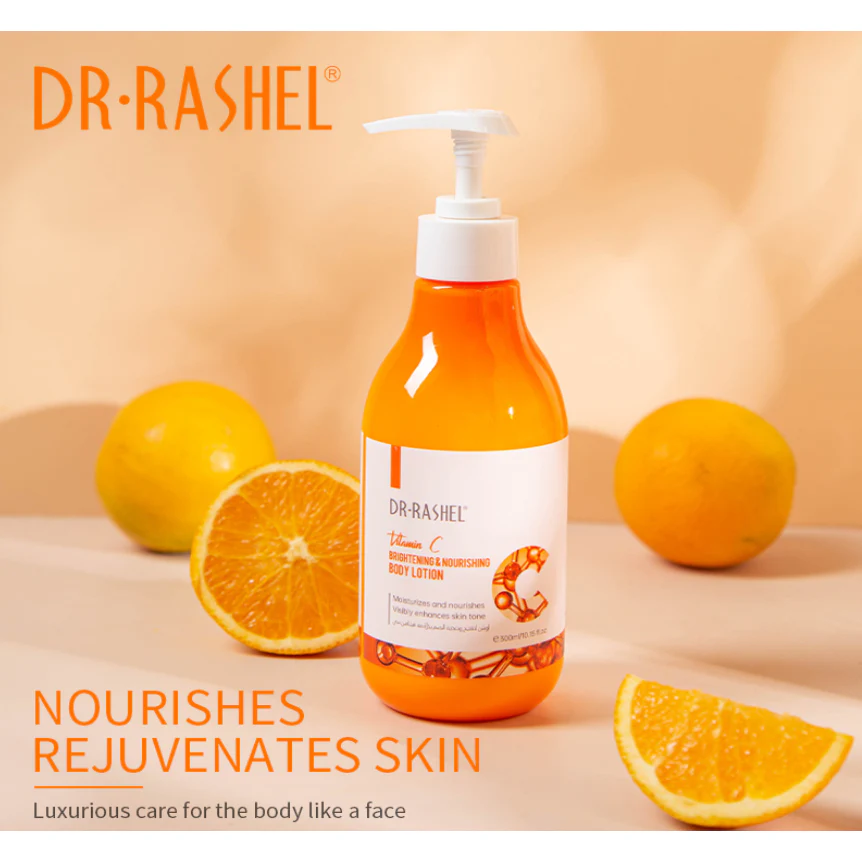Dr. Rashel Vitamin C Brightening & Nourishing Body Lotion(300ml) - Image 3