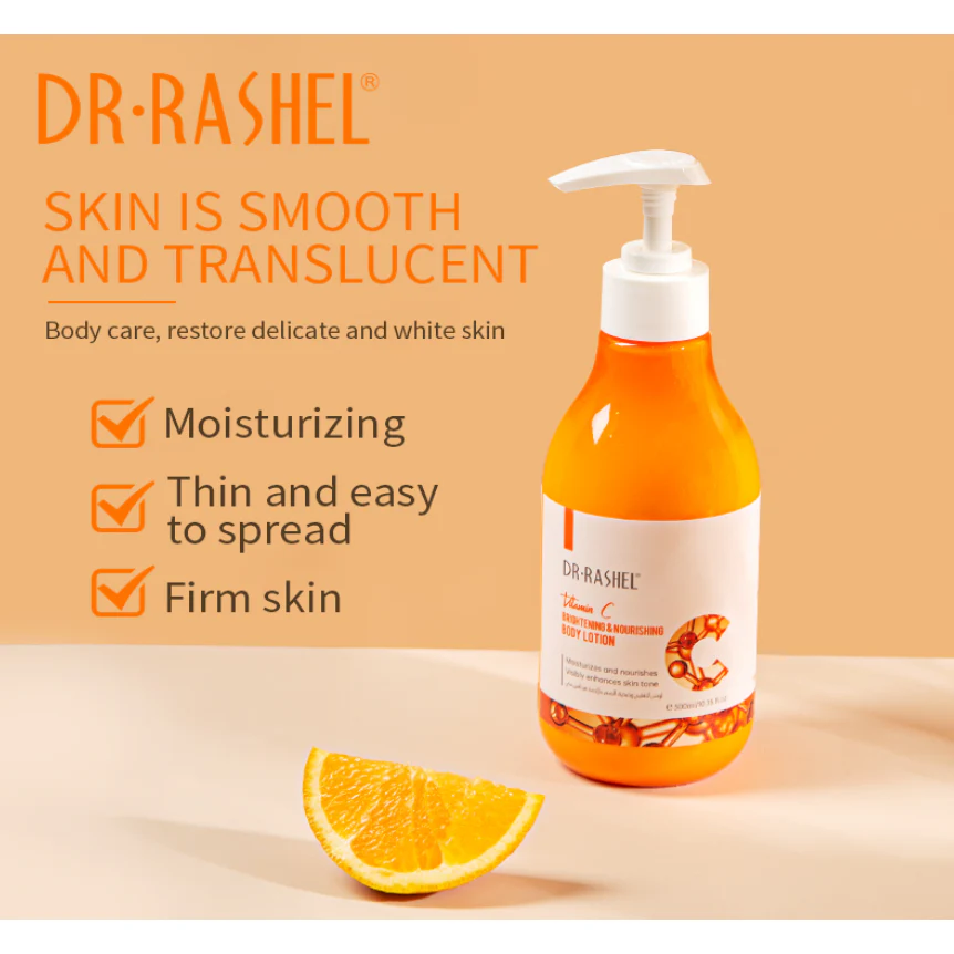 Dr. Rashel Vitamin C Brightening & Nourishing Body Lotion(300ml) - Image 4