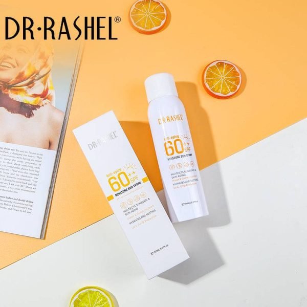 DR RASHEL Anti-aging and Moisture Sun Spray SPF 60++ (150ml) - Image 3