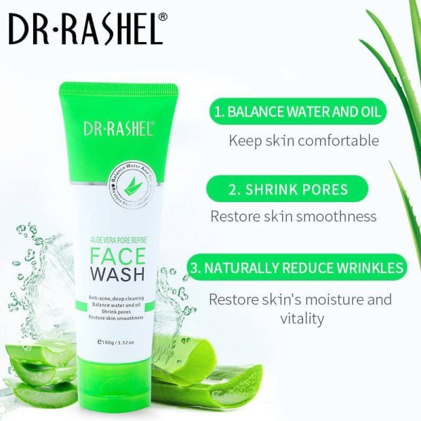 Dr Rashel Aloe Vera Pore Refine Face Wash(100g) - Image 4