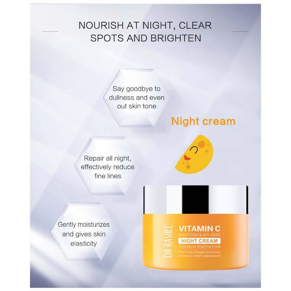 Dr.Rashel Vitamin C Night Cream (50g) - Image 5