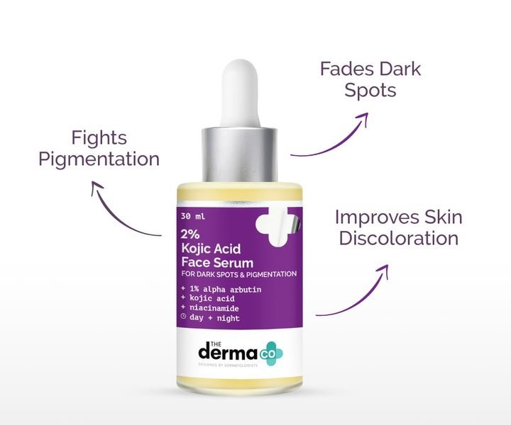 Dermaco 2% Kojic Acid Face Serum with 1% Alpha Arbutin & Niacinamide (30ml) - Image 2