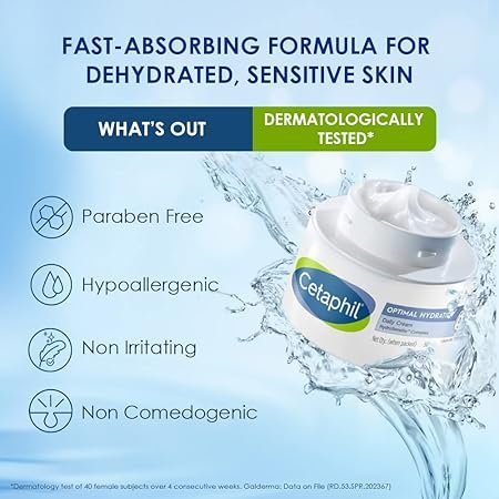 Cetaphil Optimal Hydration Daily Cream (50g) - Image 3