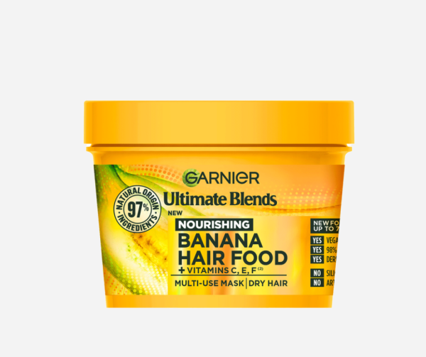 GARNIER BANANA & SHEA BUTTER SUPERCHARGED HAIR FOOD MASK (400ML)