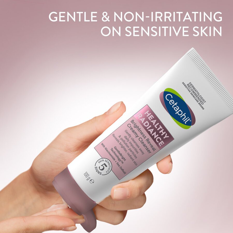 Cetaphil Healthy Radiance Brightness Reveal Creamy Cleanser (100g) - Image 4