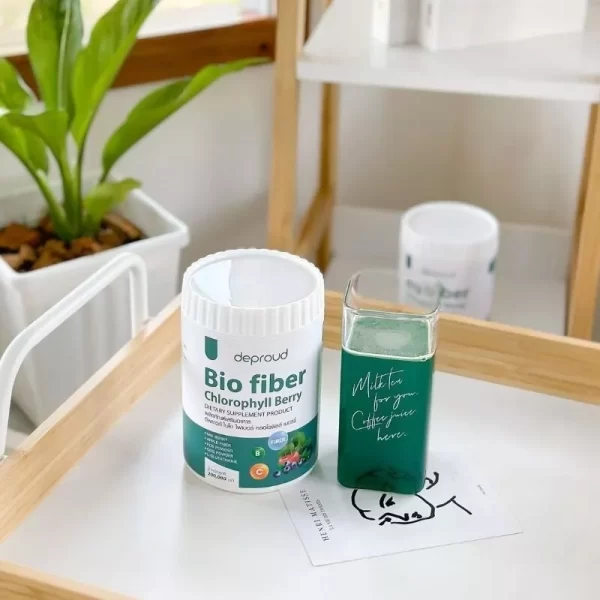 Deproud Bio Fiber Chlorophyll Berry Powder Drink Supplement - Image 2