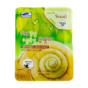 3W Clinic Mask Sheet Fresh Snail (10pcs)