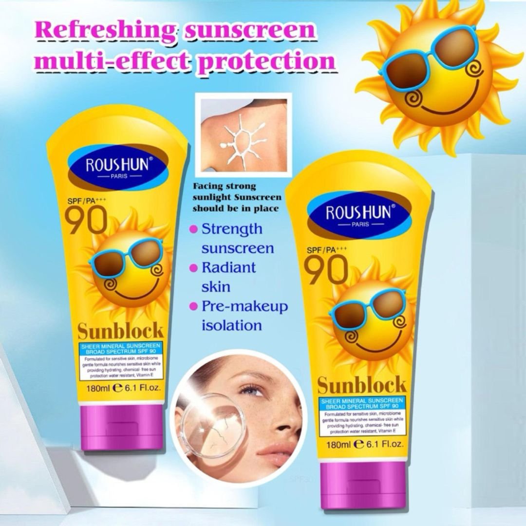 ROUSHUN SPF 90 Sunscreen Cream (180ml) - Image 2