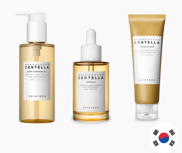 Budget Pack Skin 1004 Centella Ampoule 50ml, Light Cleansing oil 200ml & Ampoule foam 125ml