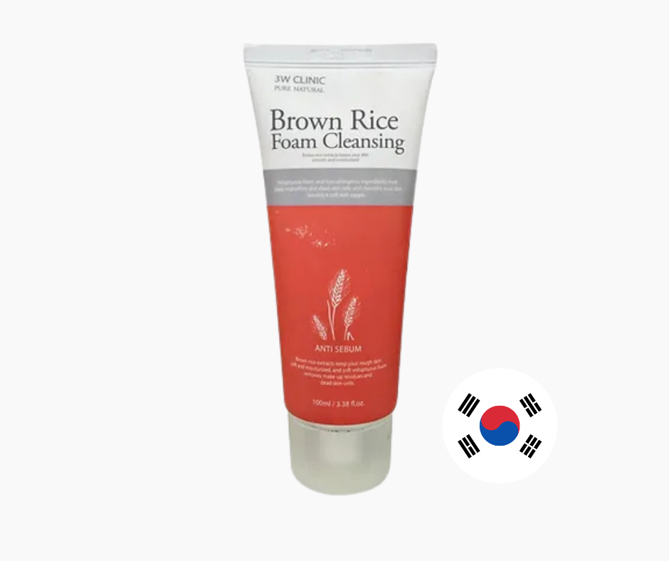 3W Clinic Brown Rice Foam Cleansing (100ml)