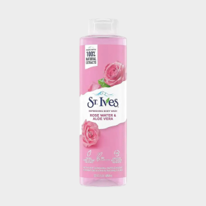 St Ives Rose Water & Aloe Vera Refreshing Body Wash (650ml)