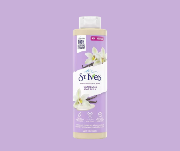 St. Ives Pampering Body Wash Vanilla & Oat Milk (650ml)