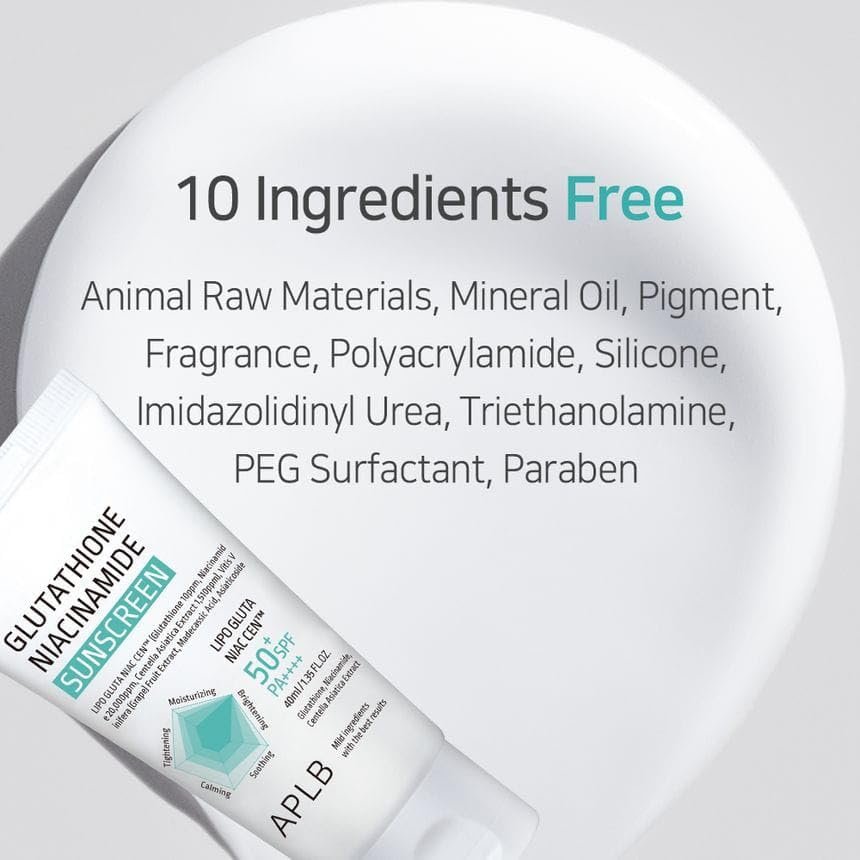 APLB Glutathione Niacinamide Sunscreen SPF 50 (40ml) - Image 2