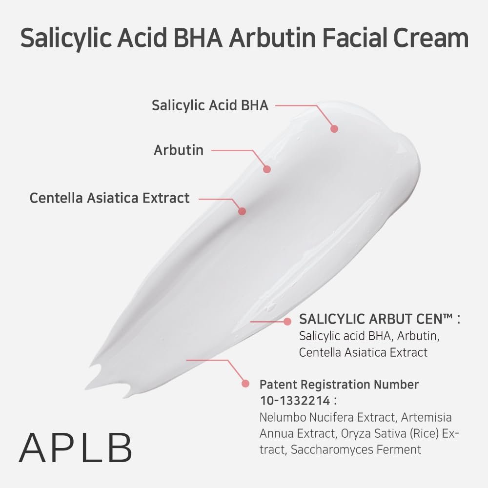 APLB Salicylic Acid BHA Arbutin Facial Cream (55ml) - Image 2