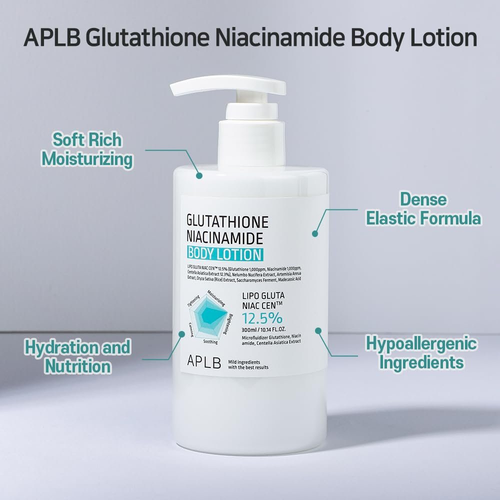 APLB Glutathione Niacinamide Body Lotion (300ml) - Image 2