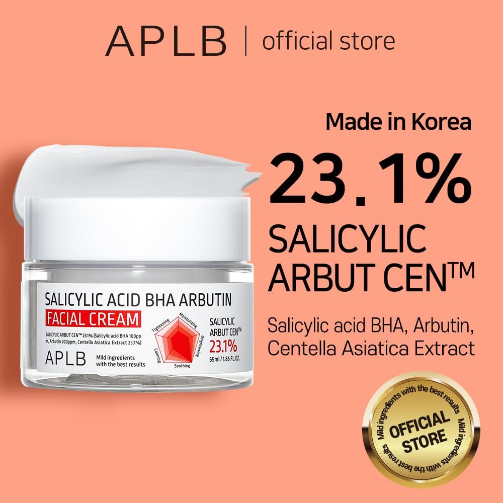 APLB Salicylic Acid BHA Arbutin Facial Cream (55ml) - Image 3