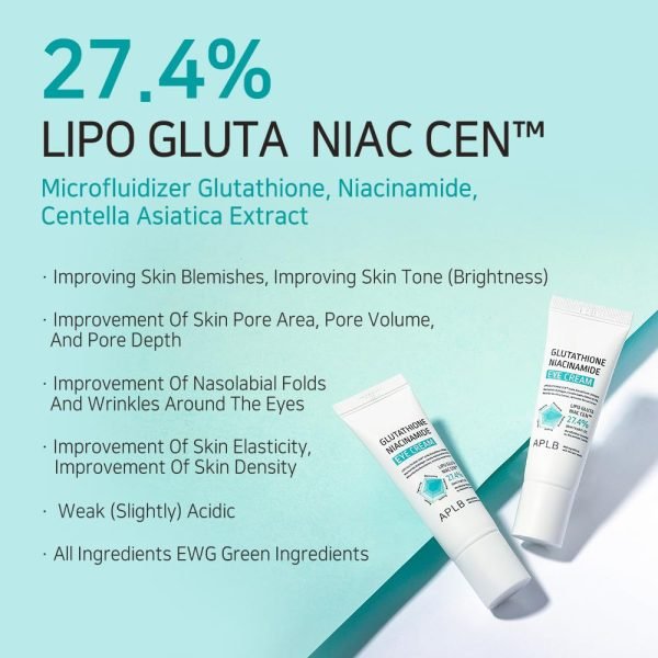 APLB Glutathione Niacinamide Eye Cream  (20ml) - Image 6