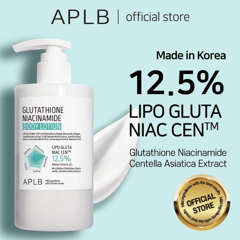 APLB Glutathione Niacinamide Body Lotion (300ml) - Image 6