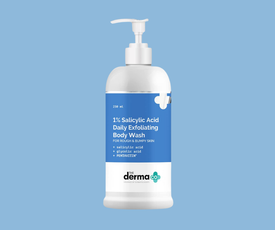 Derma Co 1% Salicylic Acid Exfoliating Body Wash (250ml)
