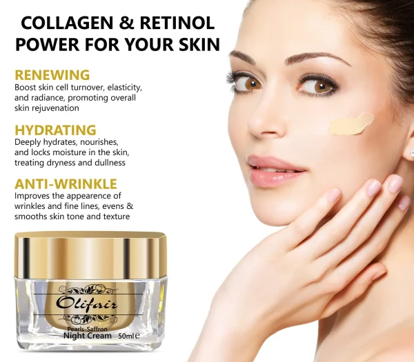 Olifair Night Cream -(50ml) - Image 3