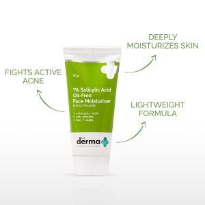 Derma Co 1% Salicylic Acid Oil-Free Face Moisturizer (50g)