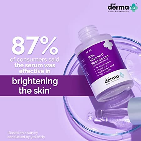 Derma Co 10% Vitamin C Face Serum (30ml) - Image 3