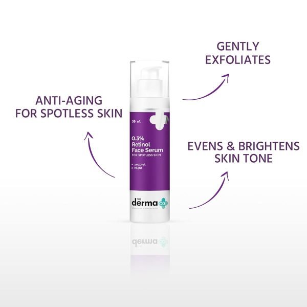 Derma Co 0.3% Retinol Face Serum (30ml) - Image 2