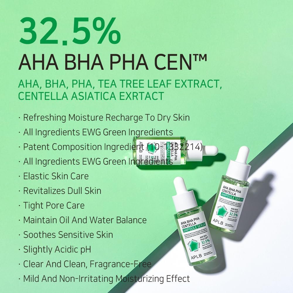 APLB AHA BHA PHA Centella Ampoule Serum (40ml) - Image 5