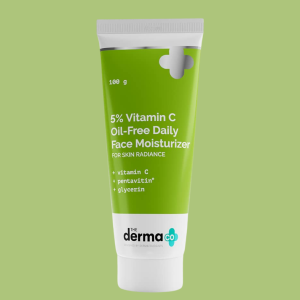 Derma Co 5% Vitamin C Oil-Free Daily Face Moisturizer (100g)