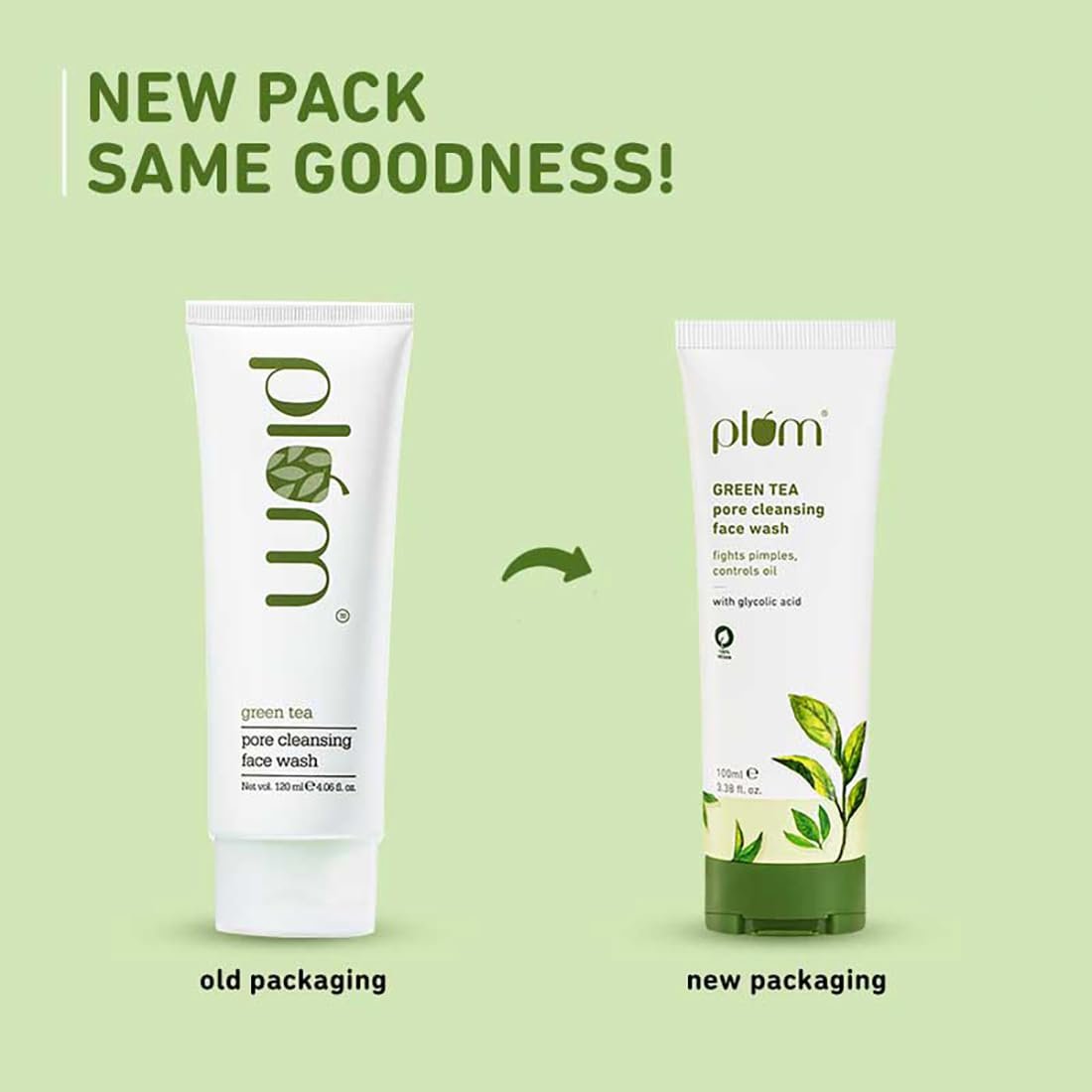Plum Green Tea Pore Cleansing Face Wash (100ml) - Image 7