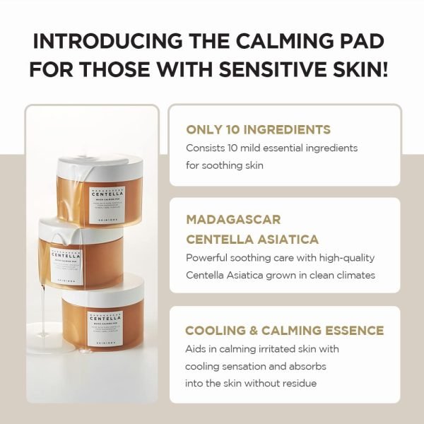 SKIN1004 Madagascar Centella Quick Calming Pad (70 Pads-130ml) - Image 3