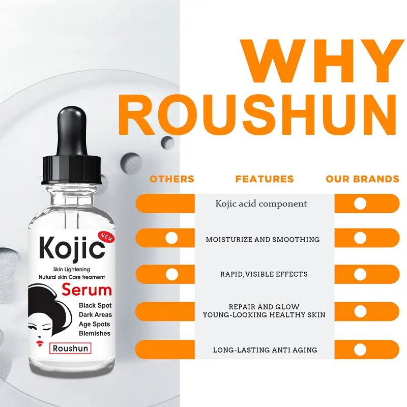 Roushun Kojic Skin Lightening Serum (30ml) - Image 3