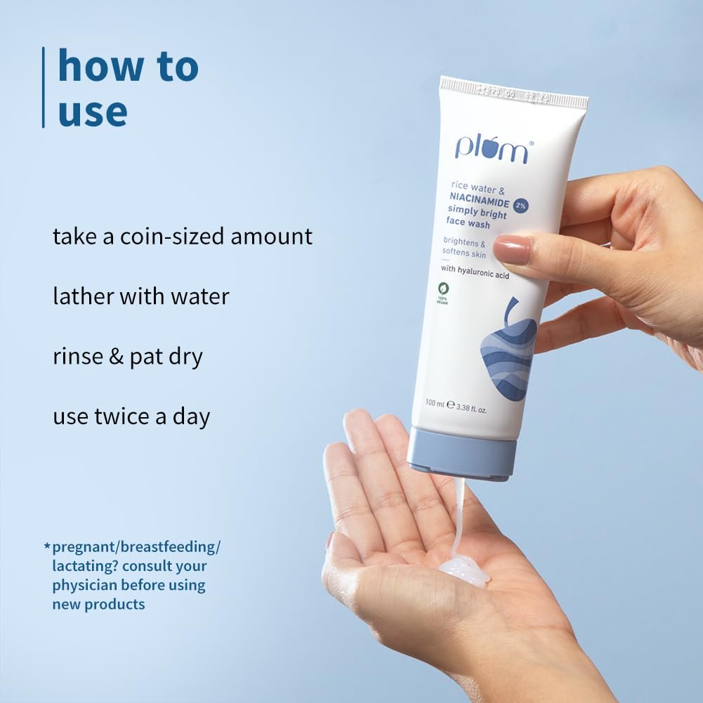 Plum 2% Niacinamide Simply Bright Face Wash -100ml - Image 7