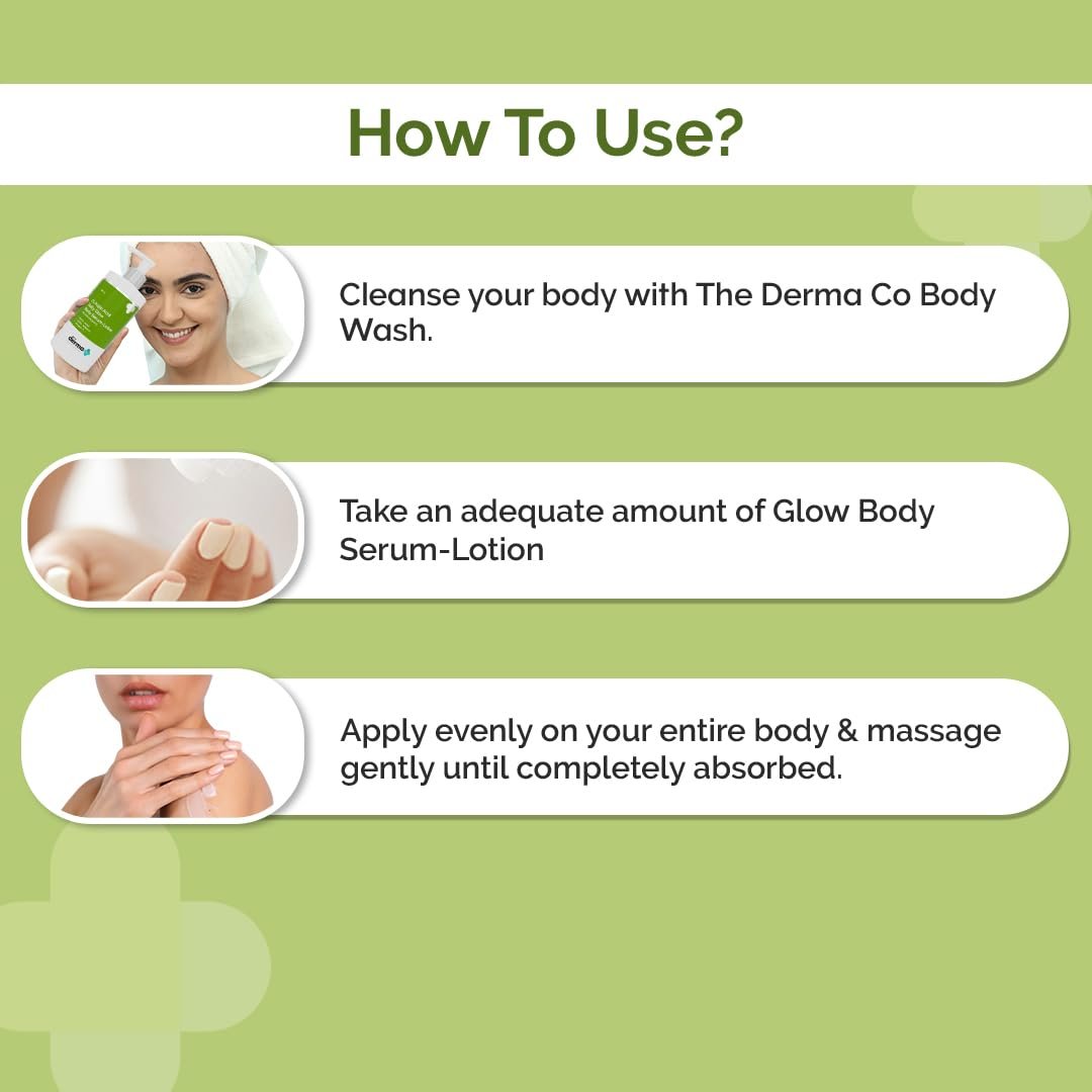 The Derma Co 1% Kojic Acid Daily Glow Body Serum Lotion-250ml - Image 5