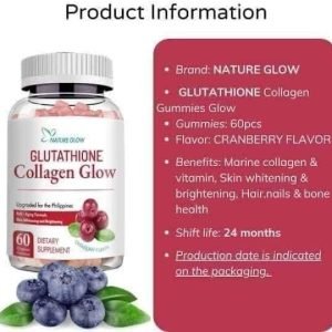 Nature Glow Glutathione Collagen Glow Cranberry