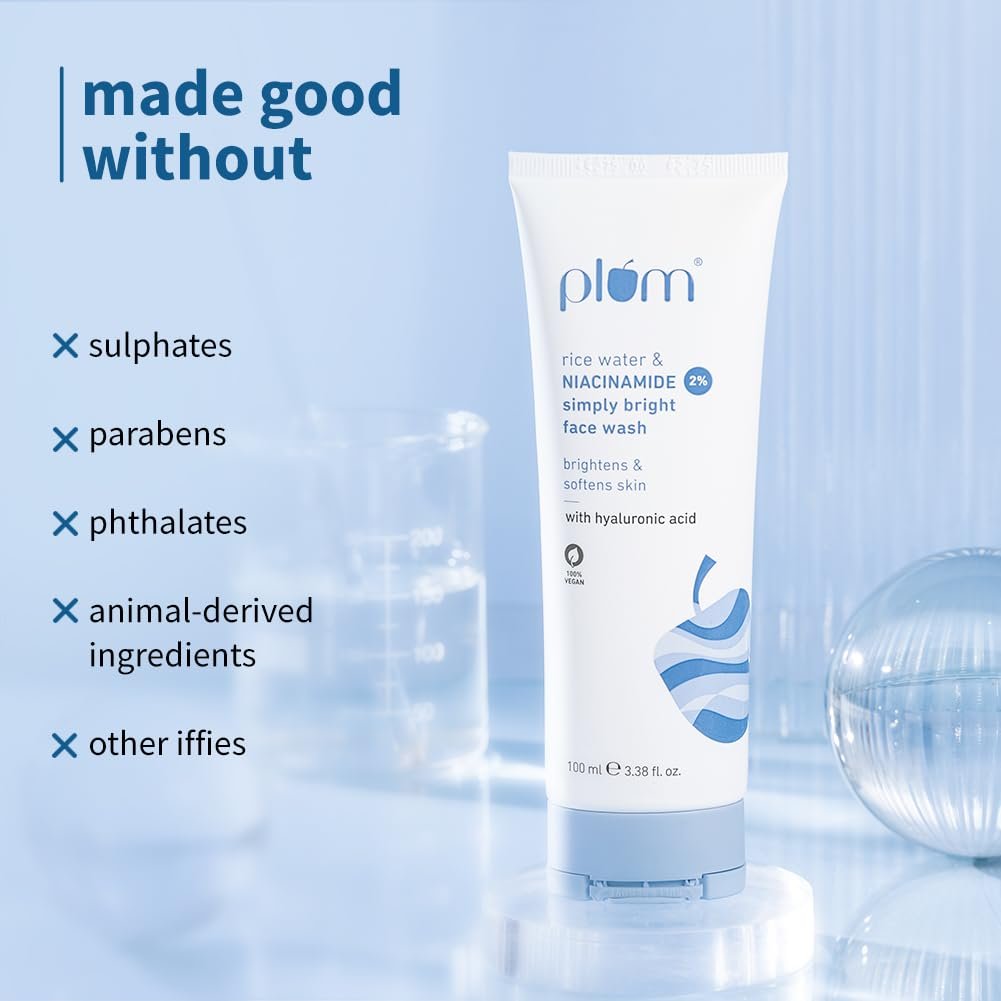 Plum 2% Niacinamide Simply Bright Face Wash -100ml - Image 4