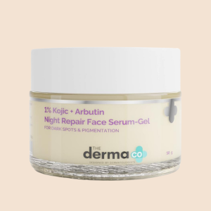 The Derma Co 1% Kojic + Arbutin Night Repair Face Serum-Gel  (50g)