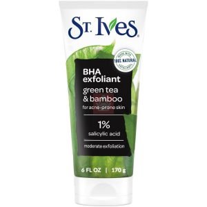 St. Ives Bha Exfoliant Green Tea & Bamboo Scrub (170g)