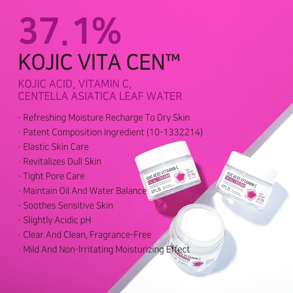 APLB Kojic Acid Vitamin C Facial Cream (55ml) - Image 4