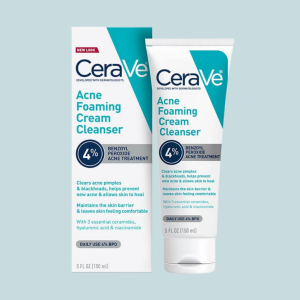 CeraVe Acne Foaming Cream Cleanser 4% (150ml)