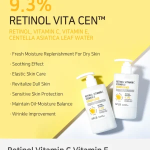 APLB – Retinol Vitamin C Vitamin E Body Lotion (300ml)