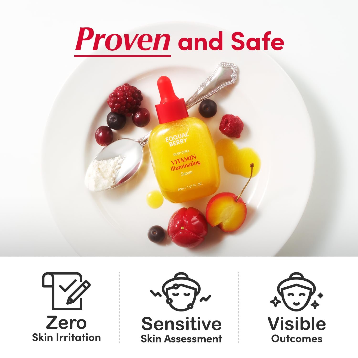 EQQUAL BERRY Vitamin Illuminating Serum-(30ml) - Image 3