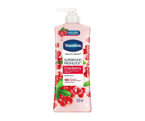 Vaseline Healthy Bright Superfood Freshlook Cranberry-320ml