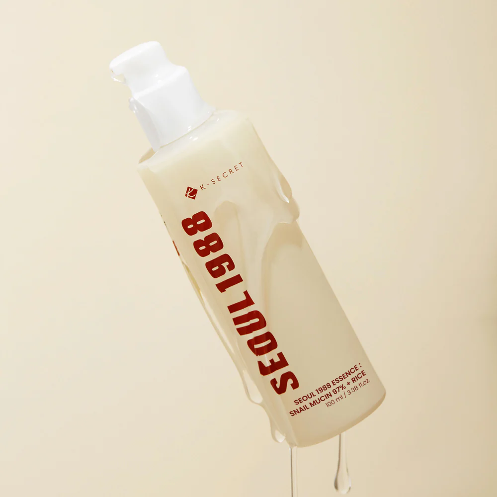 K-Secret SEOUL 1988 Essence : Snail Mucin 97% + Rice-(100ml) - Image 2