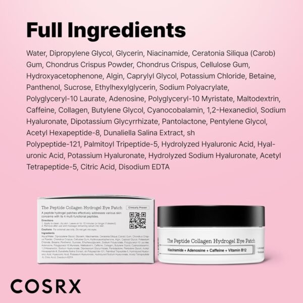 COSRX The Peptide Collagen Hydrogel Eye Patch - Image 5